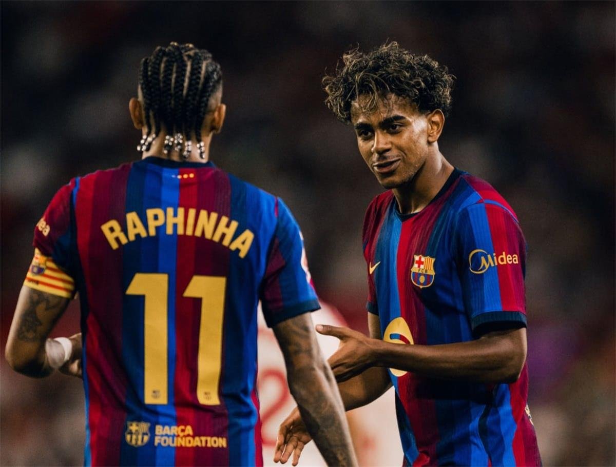 Yamal iyo Raphinha oo noqday weerarka ugu halista badan Barcelona xilli ciyaareedkan