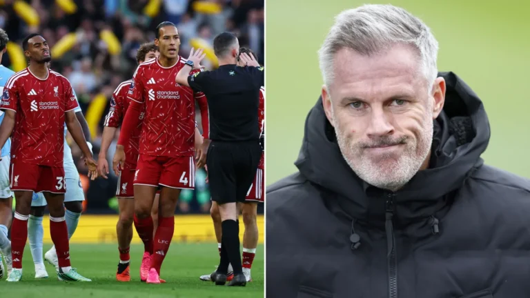 Jamie Carragher oo caro ka muujiyey casaankii Ryan Gravenberch kulankii Liverpool iyo Man City