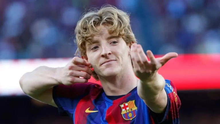Warbaahinta Spain oo ka falcelisay goolkii ugu horreeyay ee Anthony Gordon u dhaliyo Barcelona
